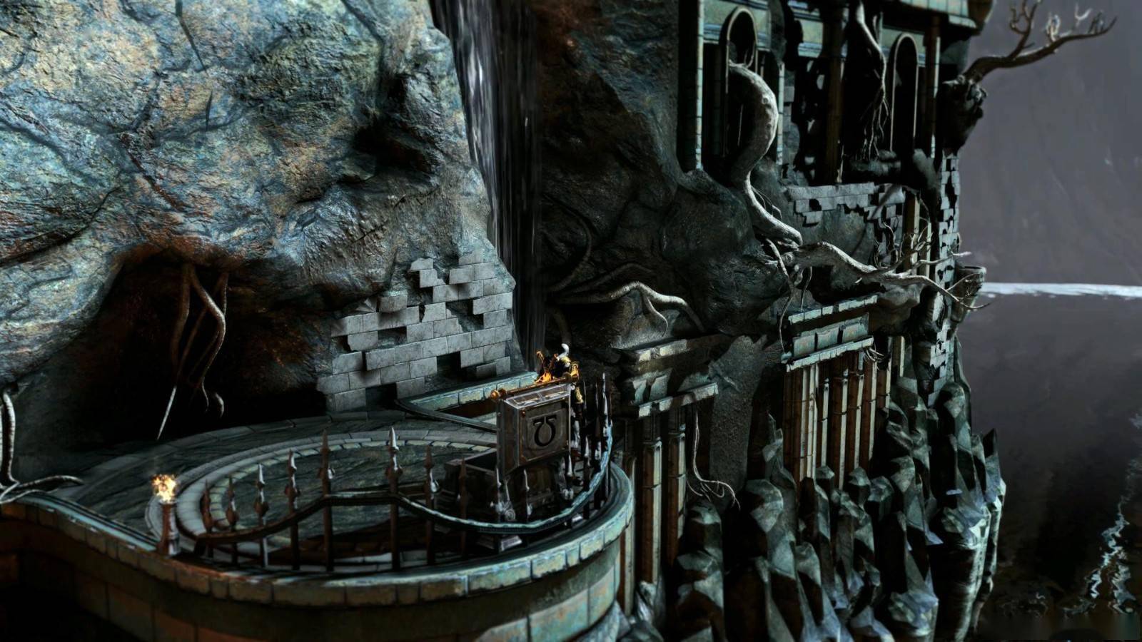 rtx3090运行战神38k光追演示画面很不错