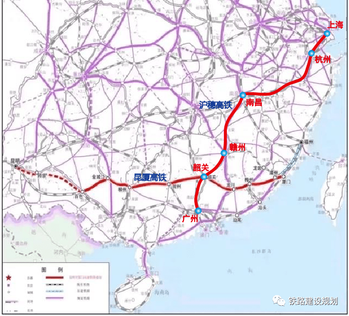 韶深高铁规划图图片
