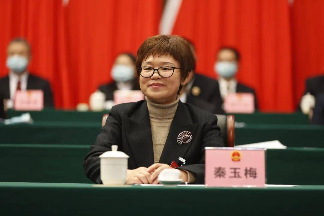 委谭庆书记在本次政协会议上的讲话时,区人大代表,总支主委秦玉梅表示