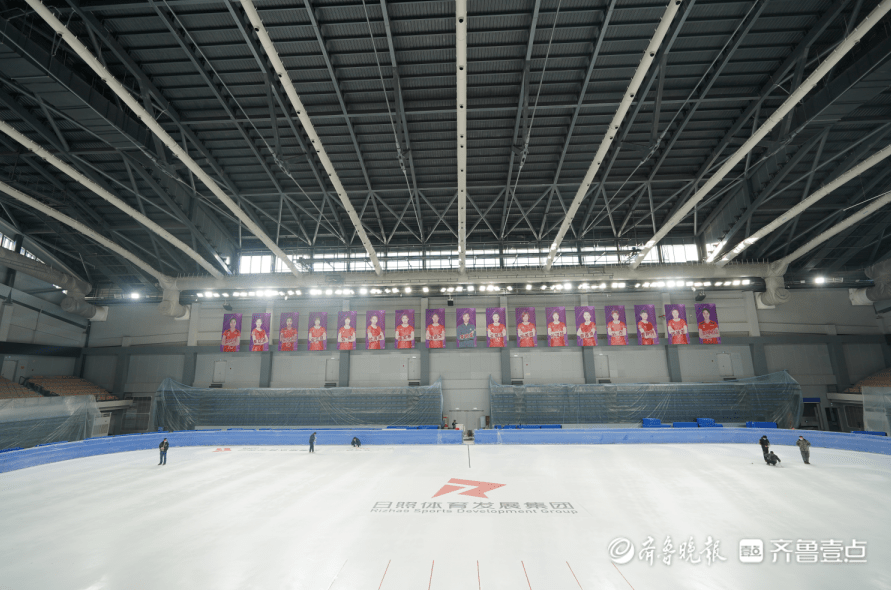 总面积1800㎡国际范的日照香河体育公园滑冰场启用在即