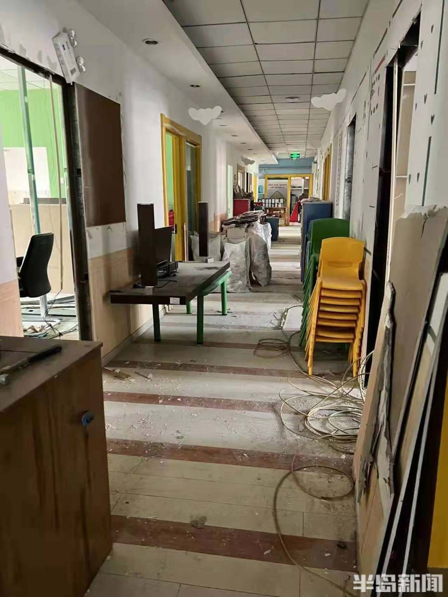 教体局|娃娃在上课 楼上在装修！青岛市北区福禄贝尔幼儿园突然宣布停办…
