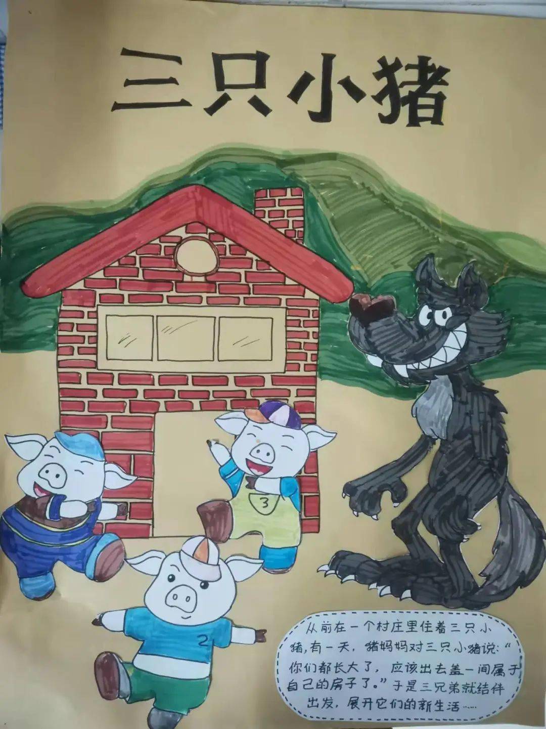 简介:三只小猪的故事讲的是三只小猪建房子的故事,三只小猪分别建了三
