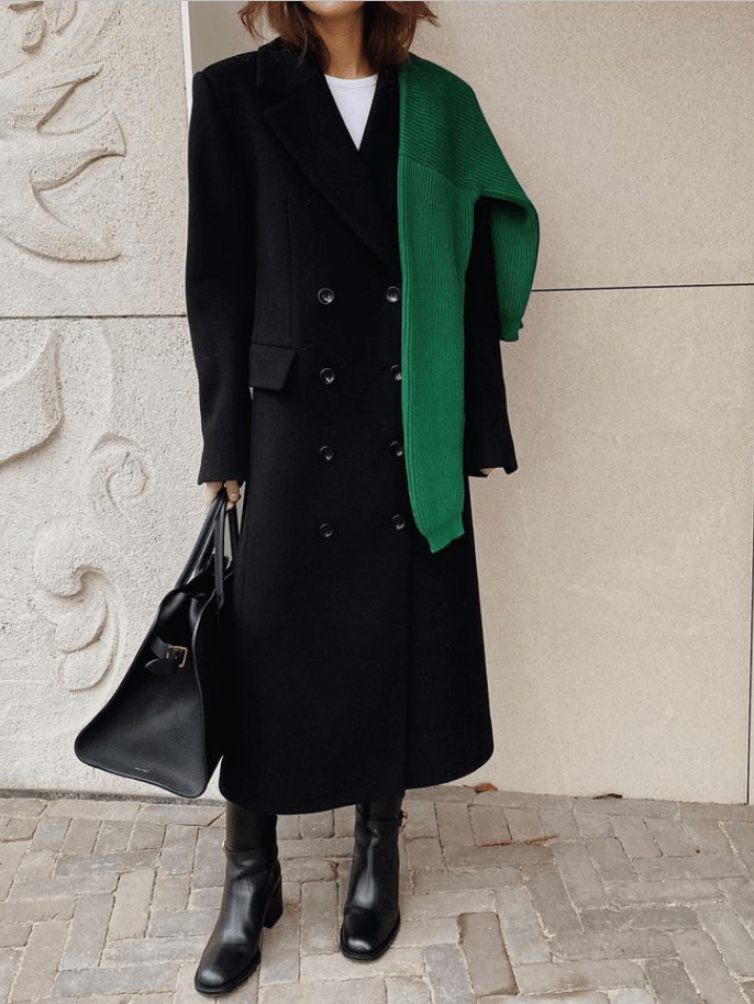 细节一身黑，换个穿法更时髦