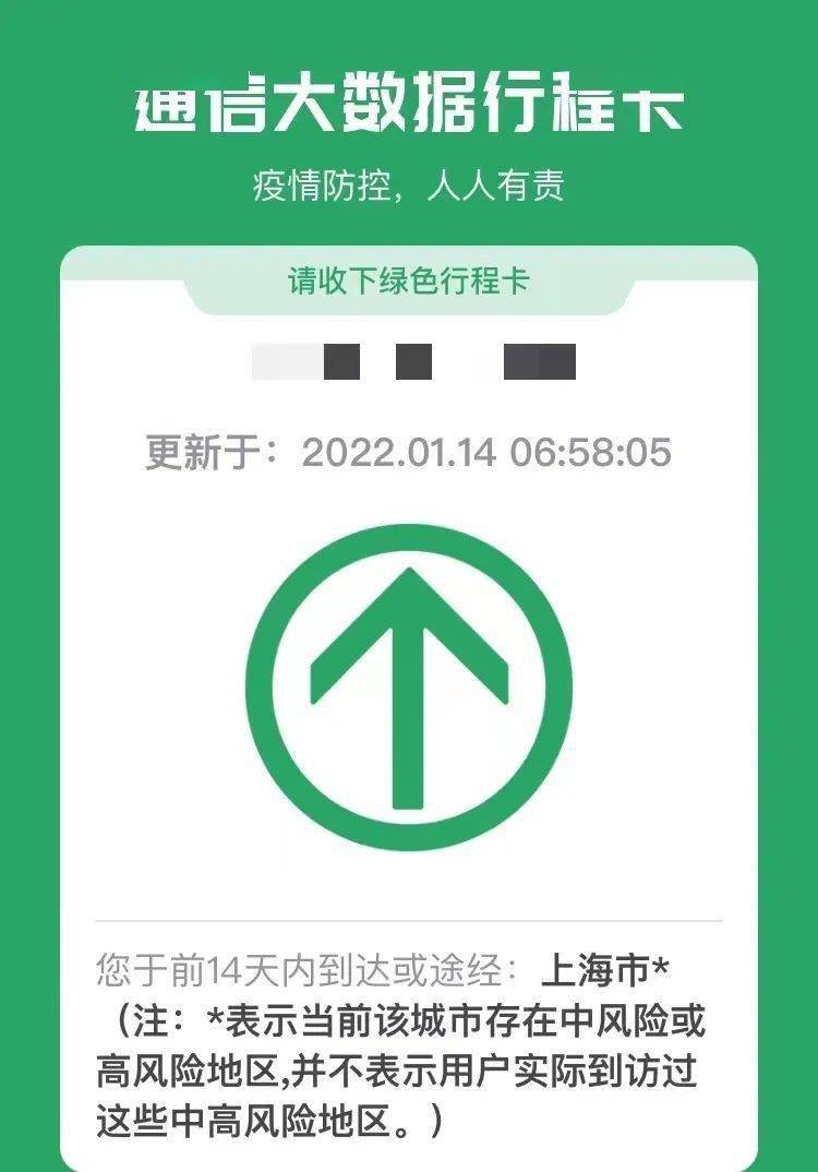 上海为什么行程码带了上海行程码带星号要怎么处理
