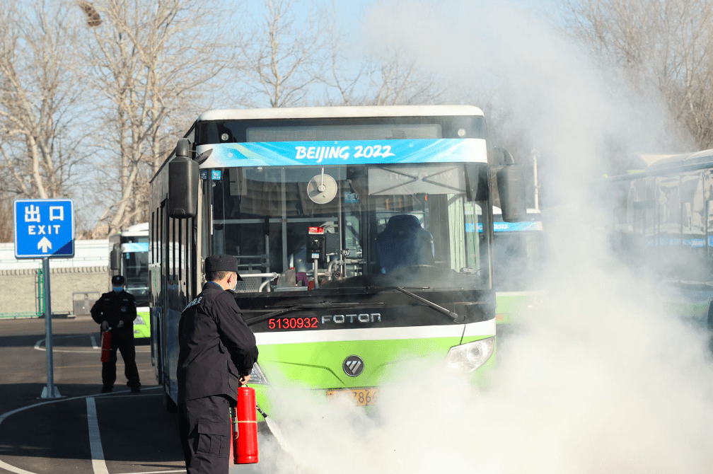 “火眼”5秒报警，石景山一赛事交通枢纽举行消防演习