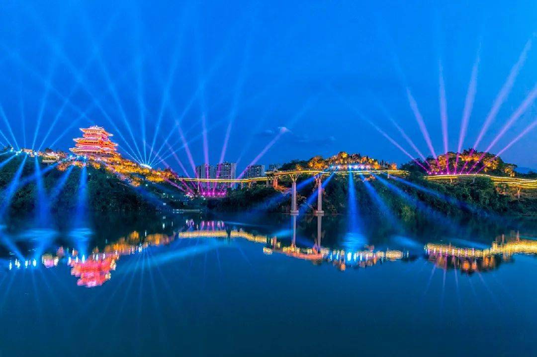 春节七天乐 | 去看一场文昌阁灯光水幕秀,开启多彩绚烂的一年_沙县