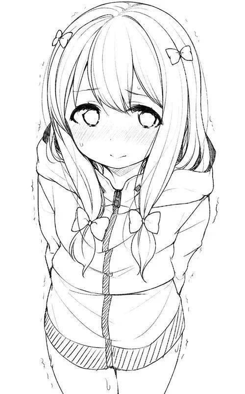 绘画技能分享线稿分享第79期埃罗芒阿老师