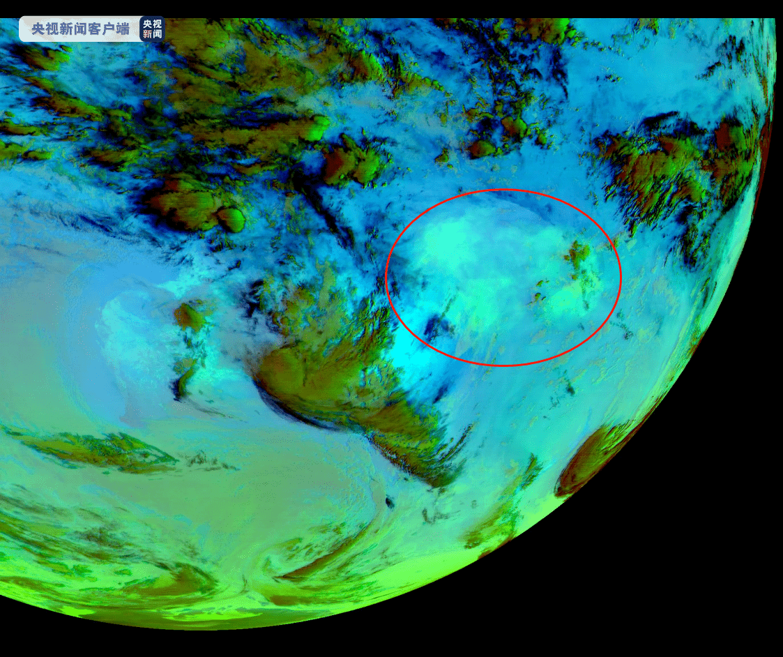 我国风云卫星持续监测汤加火山 火山灰逐渐向西扩散