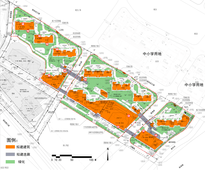 新世界望江项目住宅部分方案公示,规划10幢住宅 2幢办公楼!