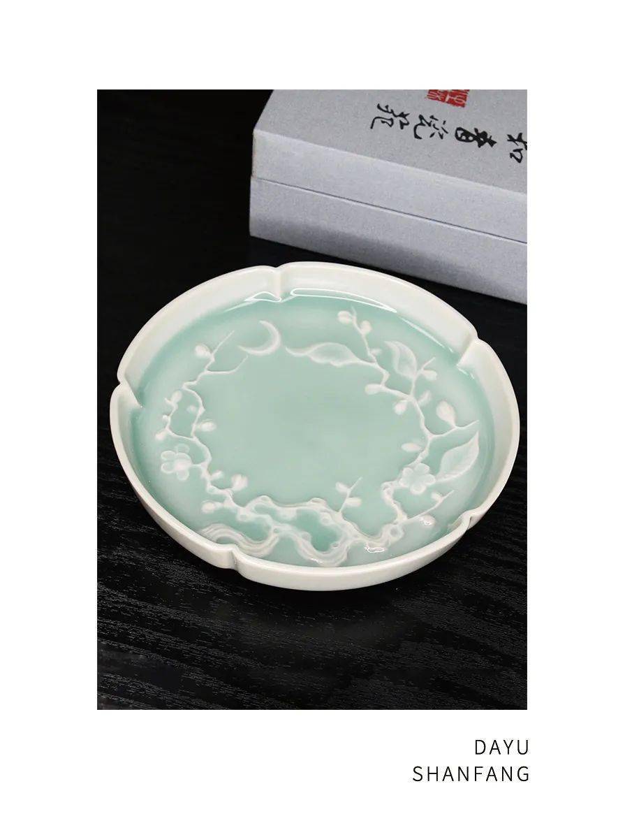 大禹山房系列之龙泉青瓷守艺人大国工匠李震作品青瓷壶承作品赏析