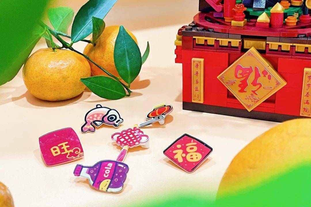 橘子|【新年礼物DIY】年味十足的国潮积木来袭！几十元拿下新年乐趣~