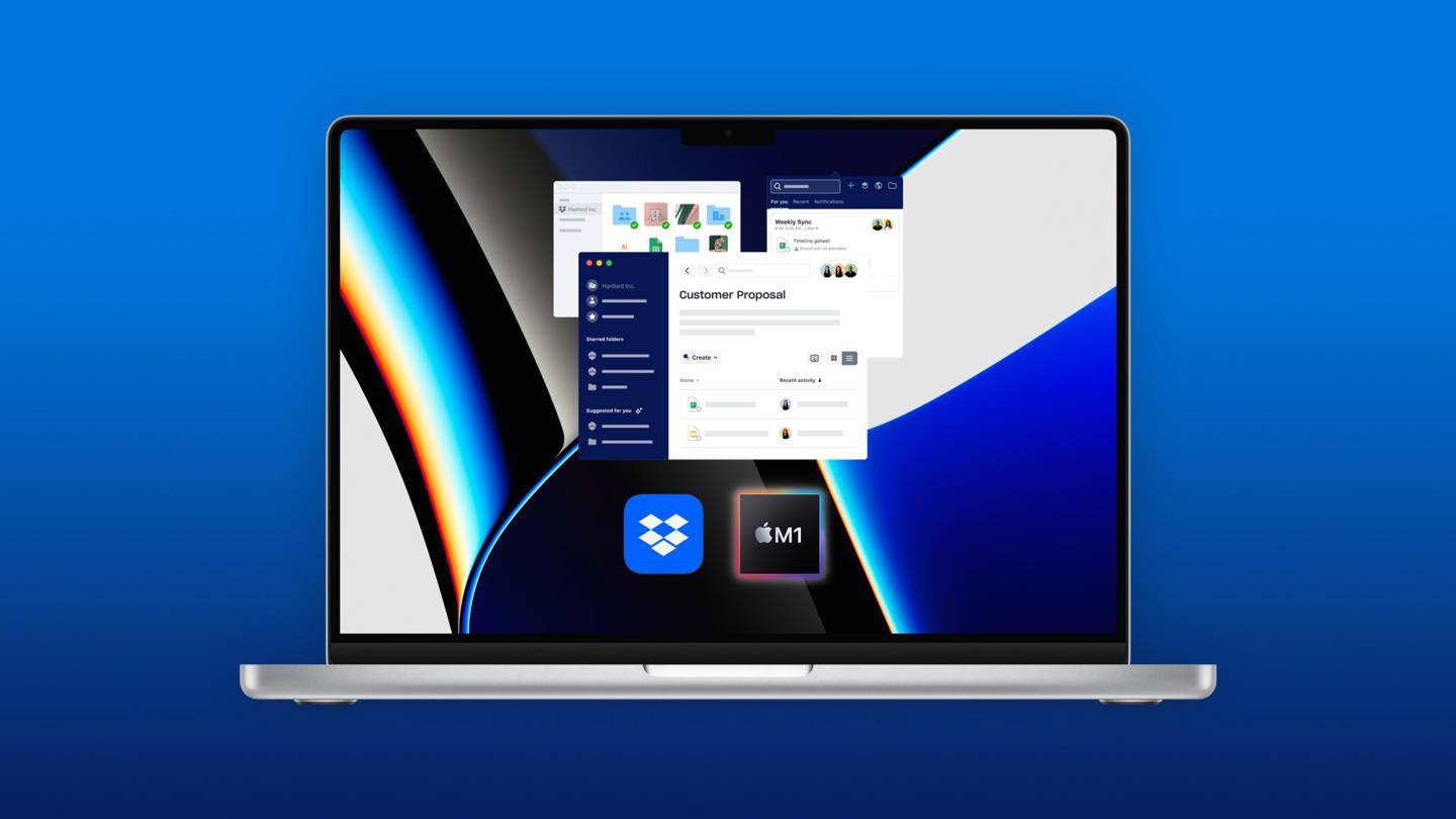 网盘 Dropbox macOS Beta 版放量适配苹果 M1 Mac