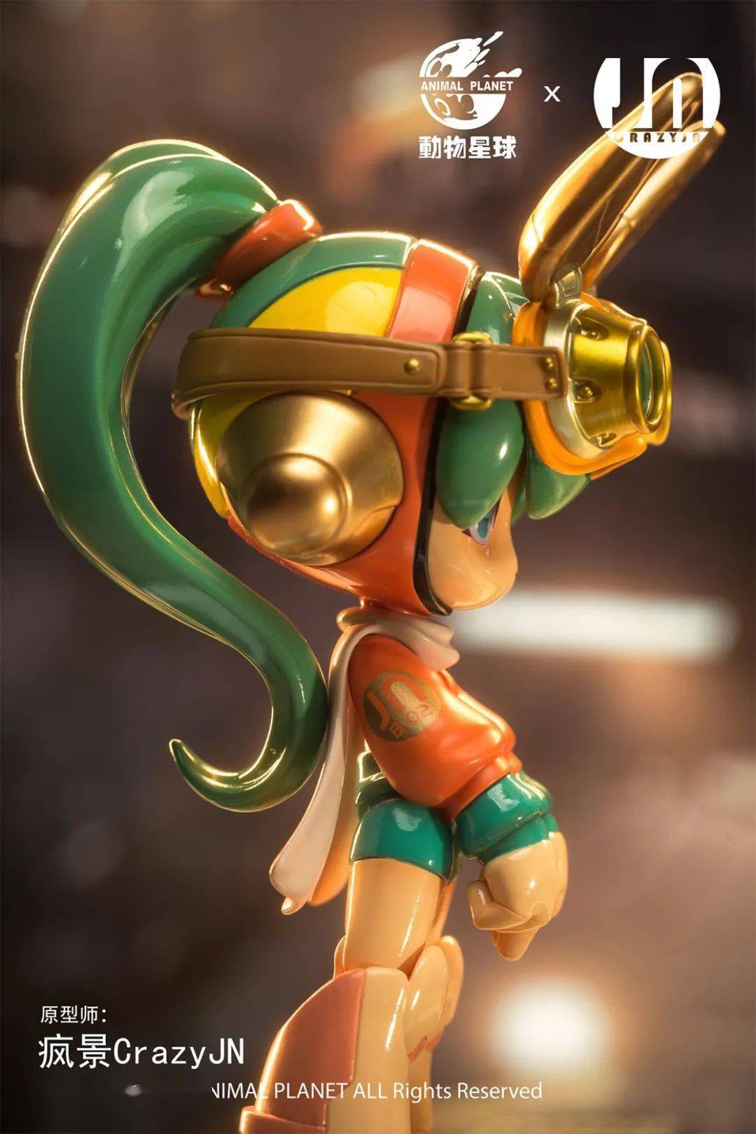 动物星球x疯景CrazyJN TOPUPU机器人，太可爱了怎么办！