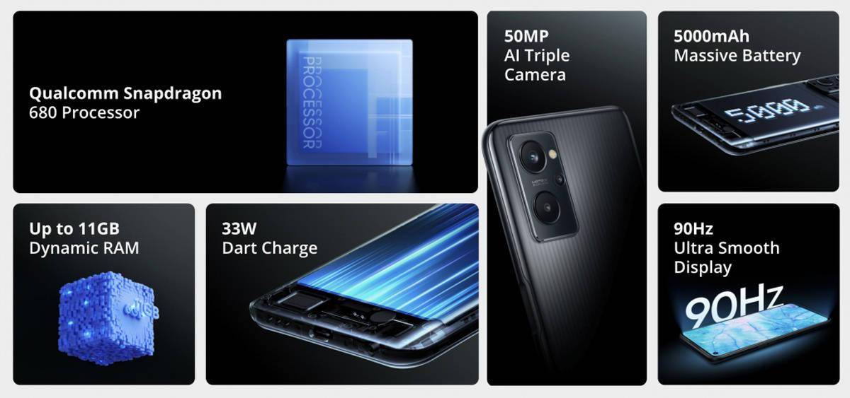 realme 9i 发布：搭载骁龙 680，约 1210 元起