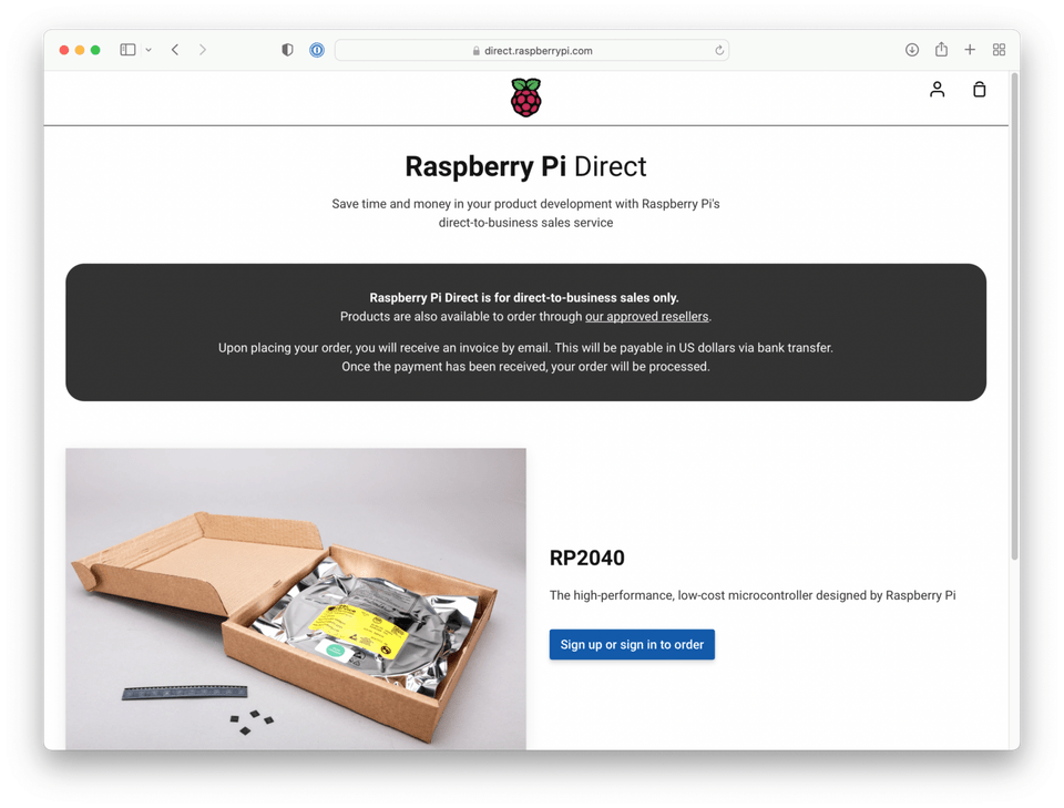 批发价低至 0.7 美元，树莓派宣布可批量购买 RP2040 芯片