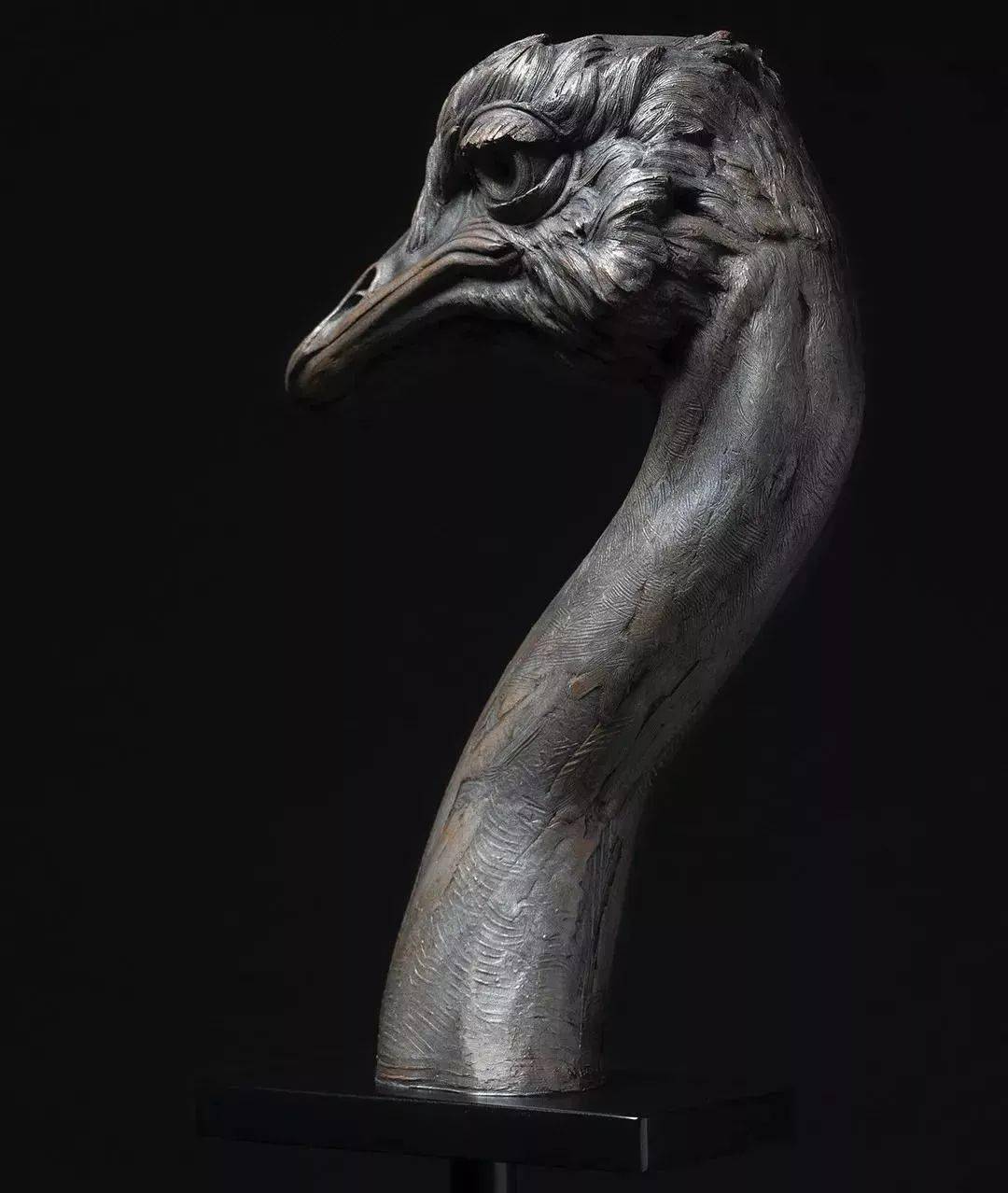 超震撼的动物雕塑 ,美国雕塑家adam matano,_工作_莱姆_craig