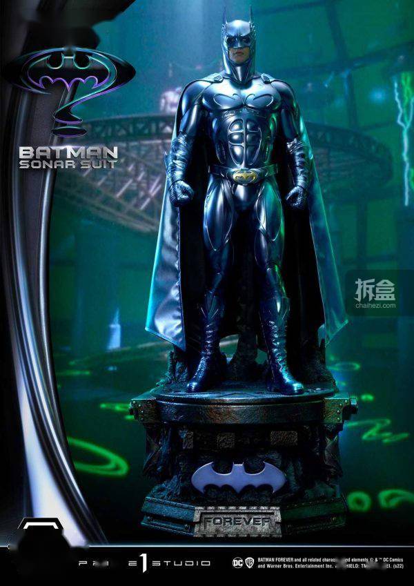 PRIME1STUDIOBATMANFOREVER永远的蝙蝠侠1/3雕像_声纳_战衣_配件