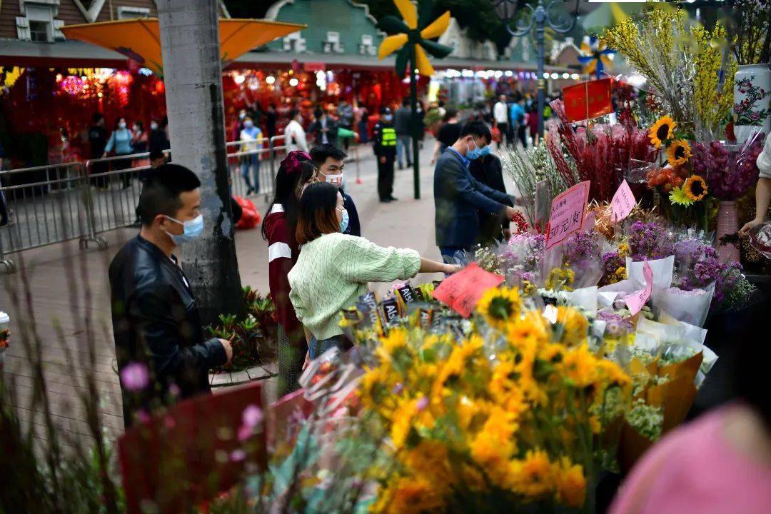 南山最全购花点!逛迎春花市,赏虎年春色~_花卉_街道_荷兰