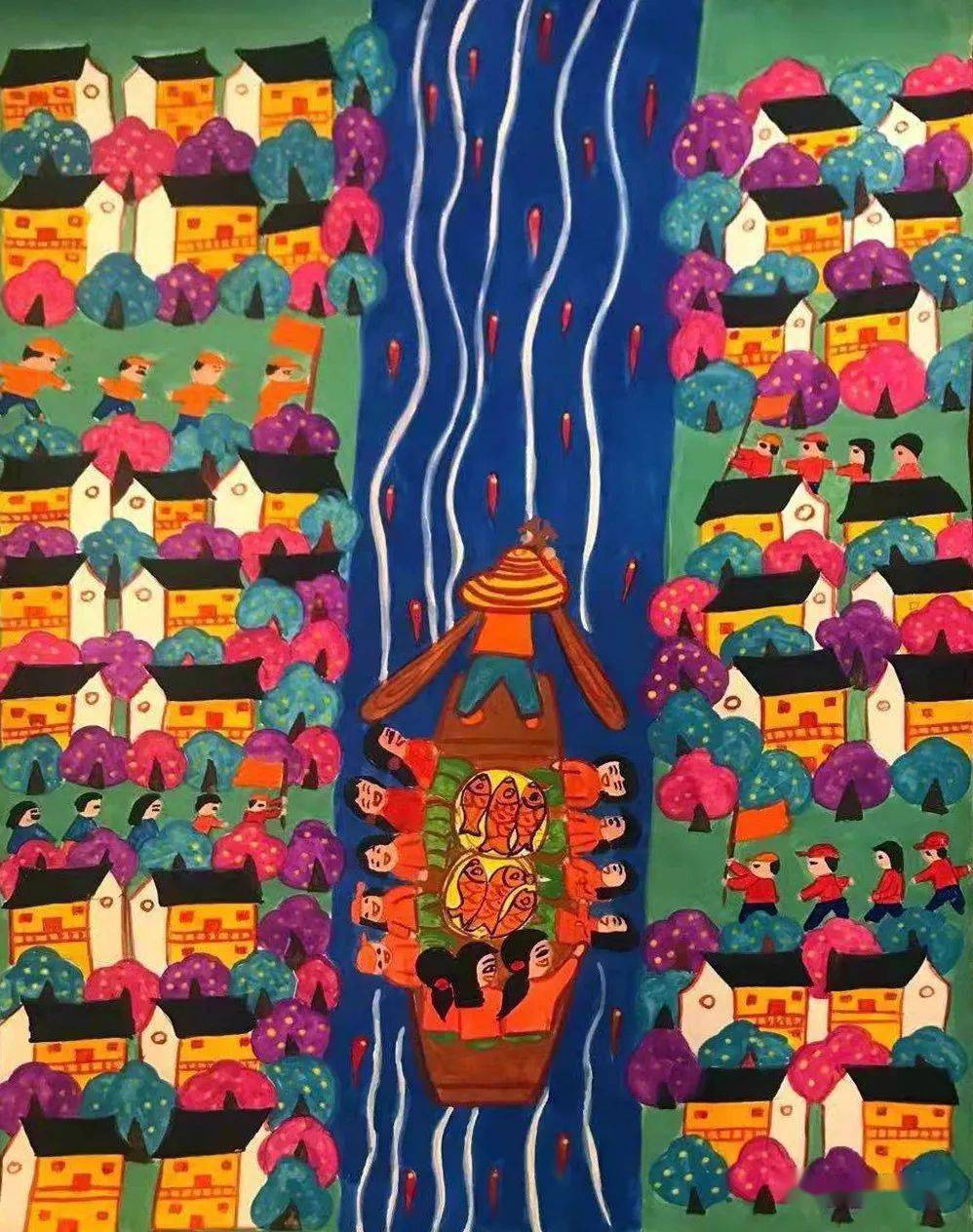 2022非遗迎新作品展农民画中品年味