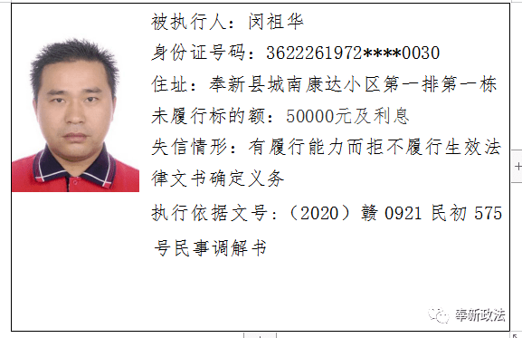 新的失信名单来啦!10人欠款达五百多万_余法官_薛岚_张一骁