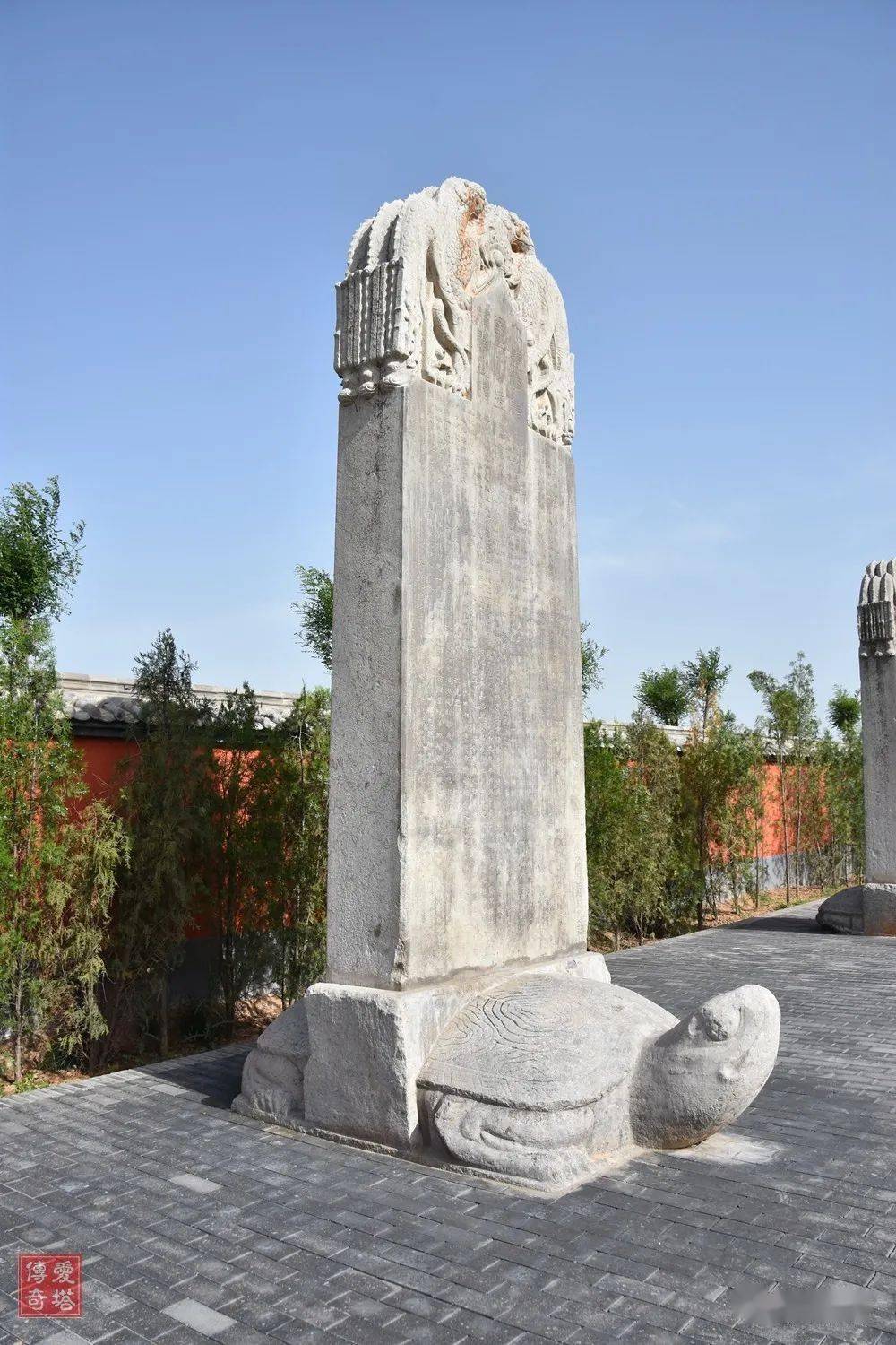 唐让帝惠陵内的四块神道碑