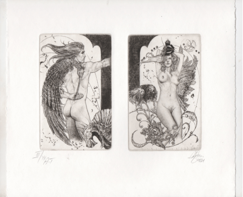 �ݲ�������2 prints one paper Girl and boyŮ�����к�