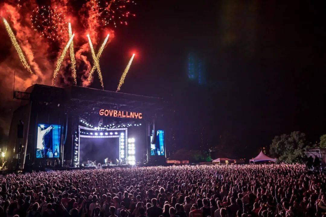 屬於原主昨日,官方社媒貼出了governors ball music festival 2022 的