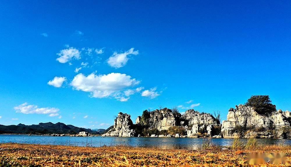 空中鸟瞰 恍若秘境的海峰湿地 云南省 喀斯特 桂林