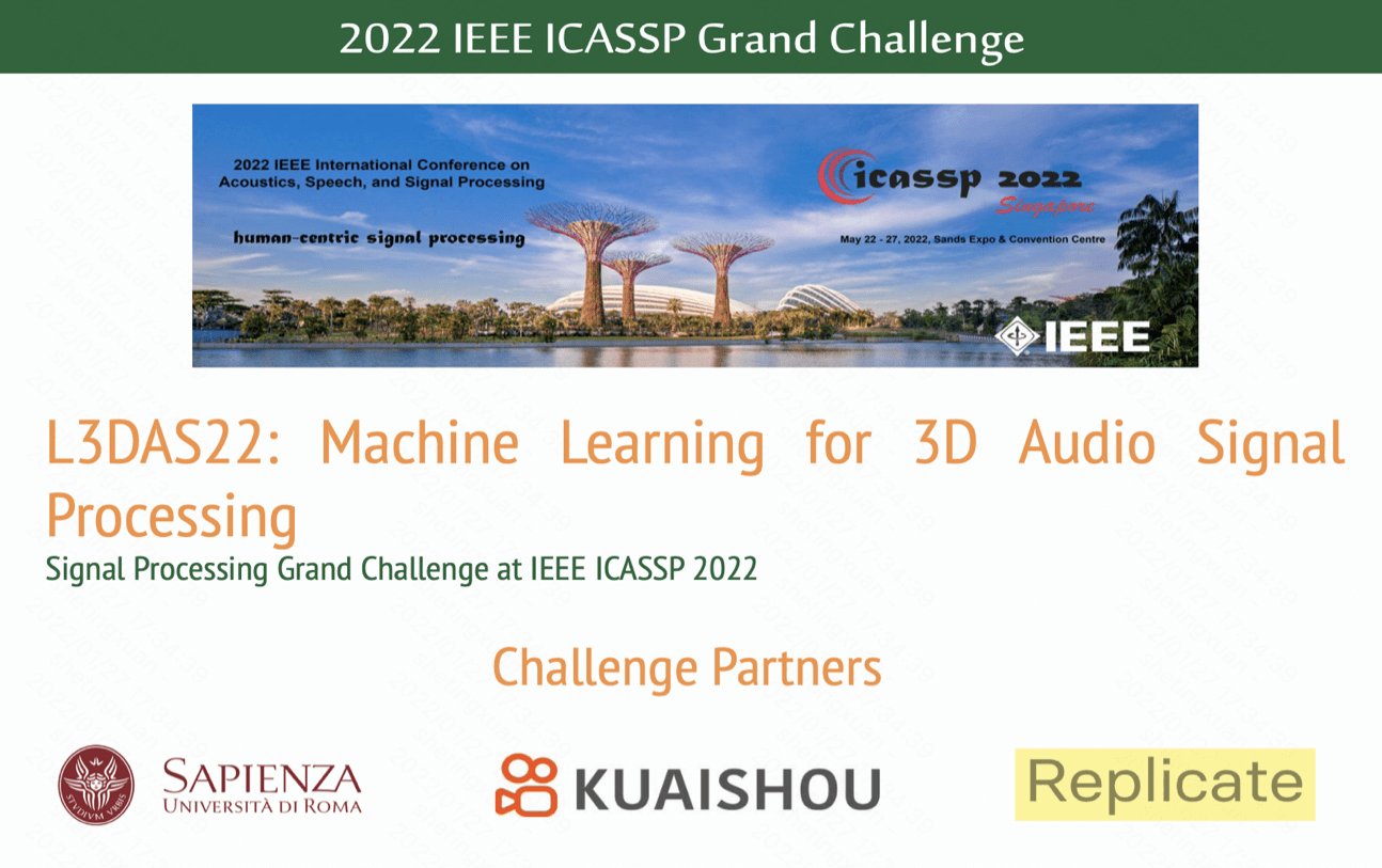 ICASSP 2022｜快手联合发起的深度3D音频信号处理挑战赛成绩正式发布_团队_比赛_任务