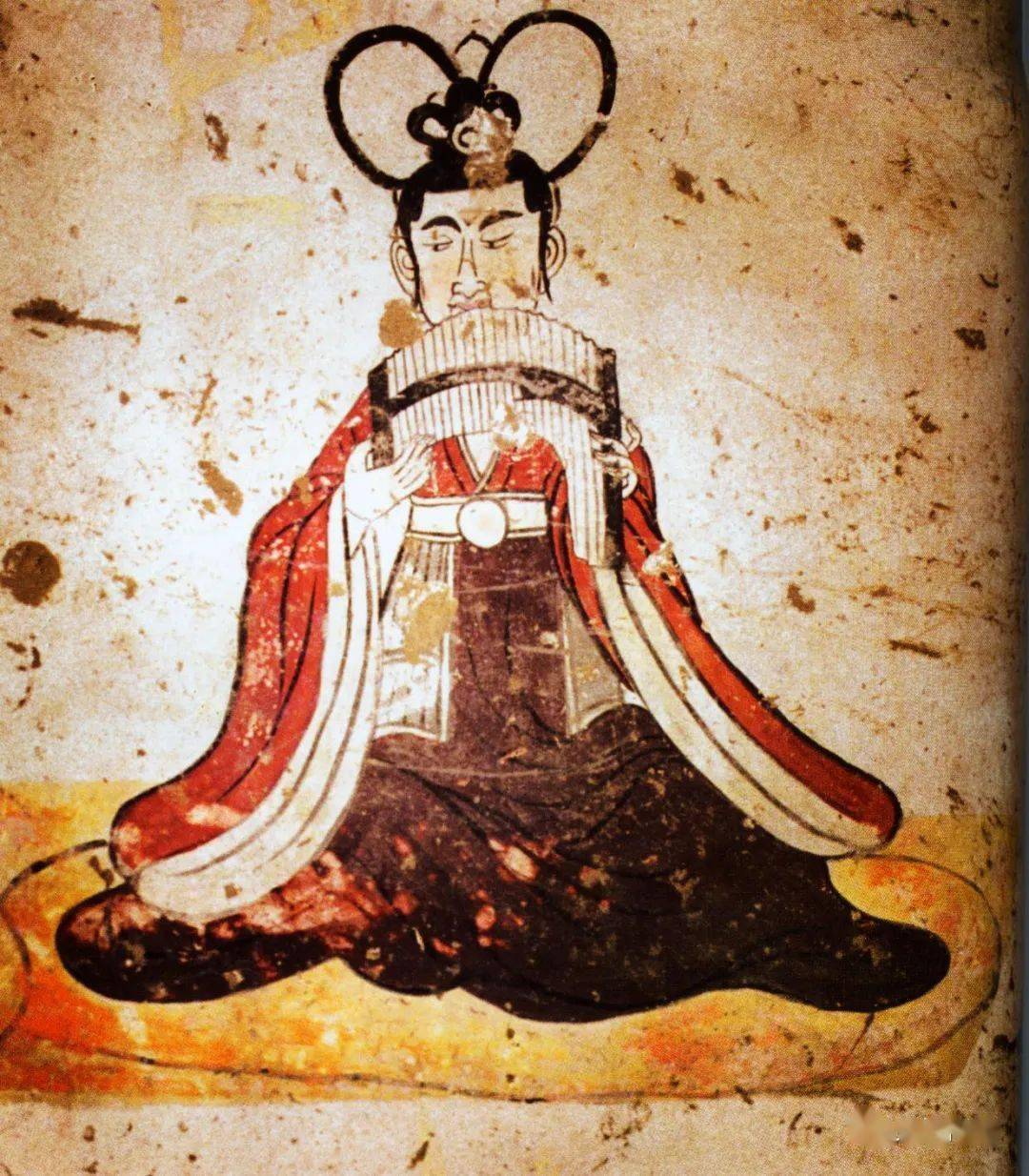 韦贵妃墓壁画的一些资料照片【韦贵妃墓壁画胡人备马图】韦贵妃墓的