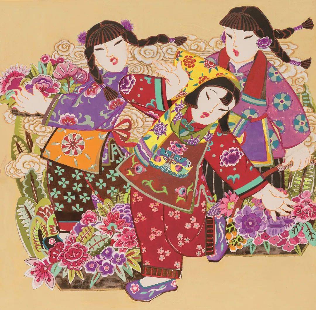 正月》作者:王法堂作品名称:《走进乡村看小康》作者:李春秀作品名称