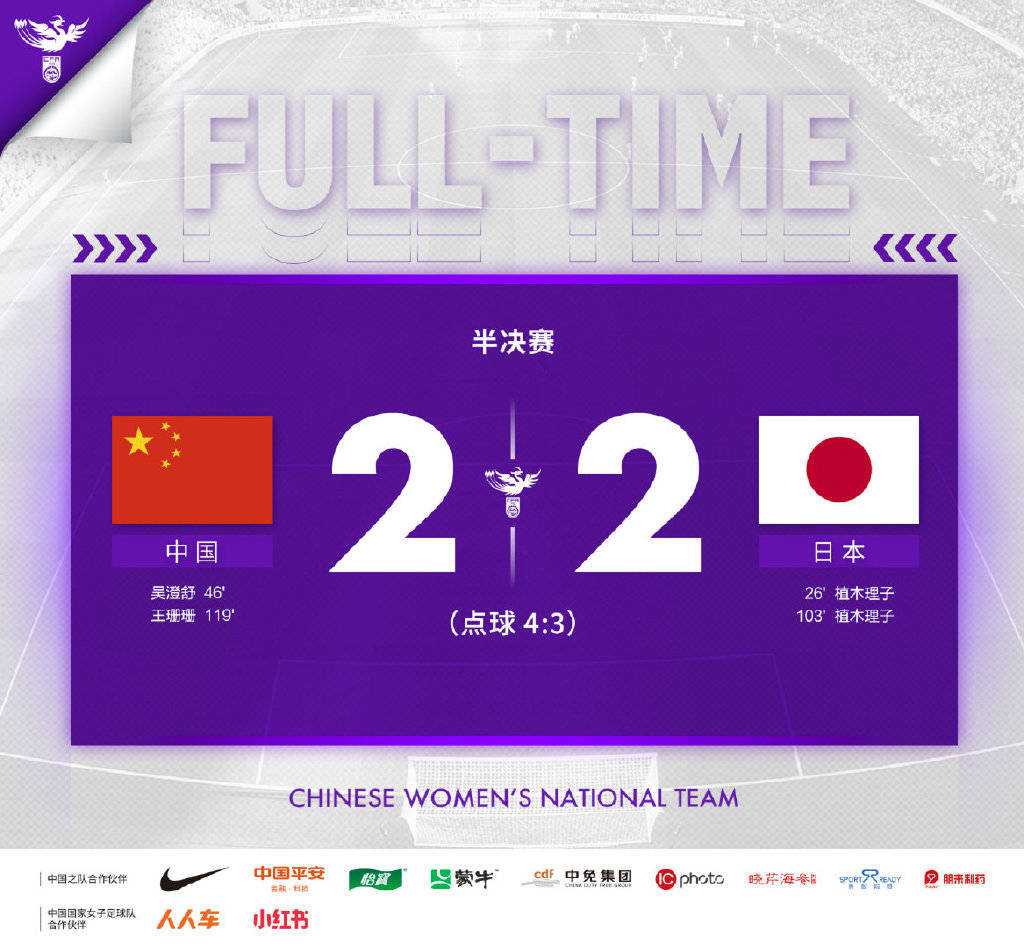 点球|中国女足点球淘汰日本闯入亚洲杯决赛 将战韩国队