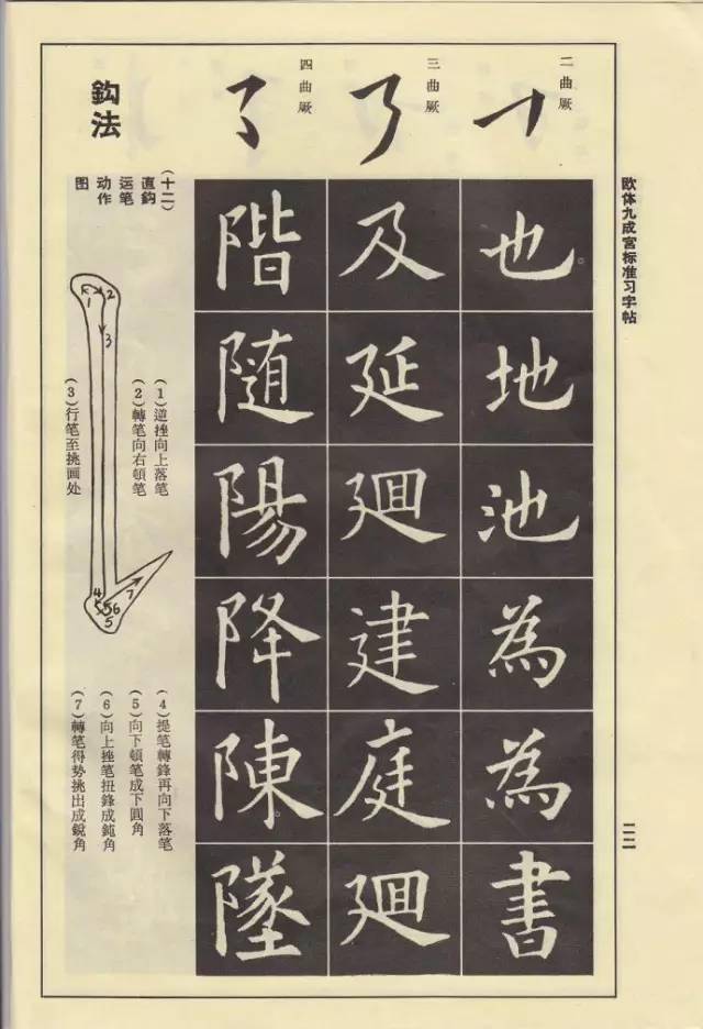 欧楷基本笔画一览表 af479ed526d740149d24f19074d2baba.jpeg