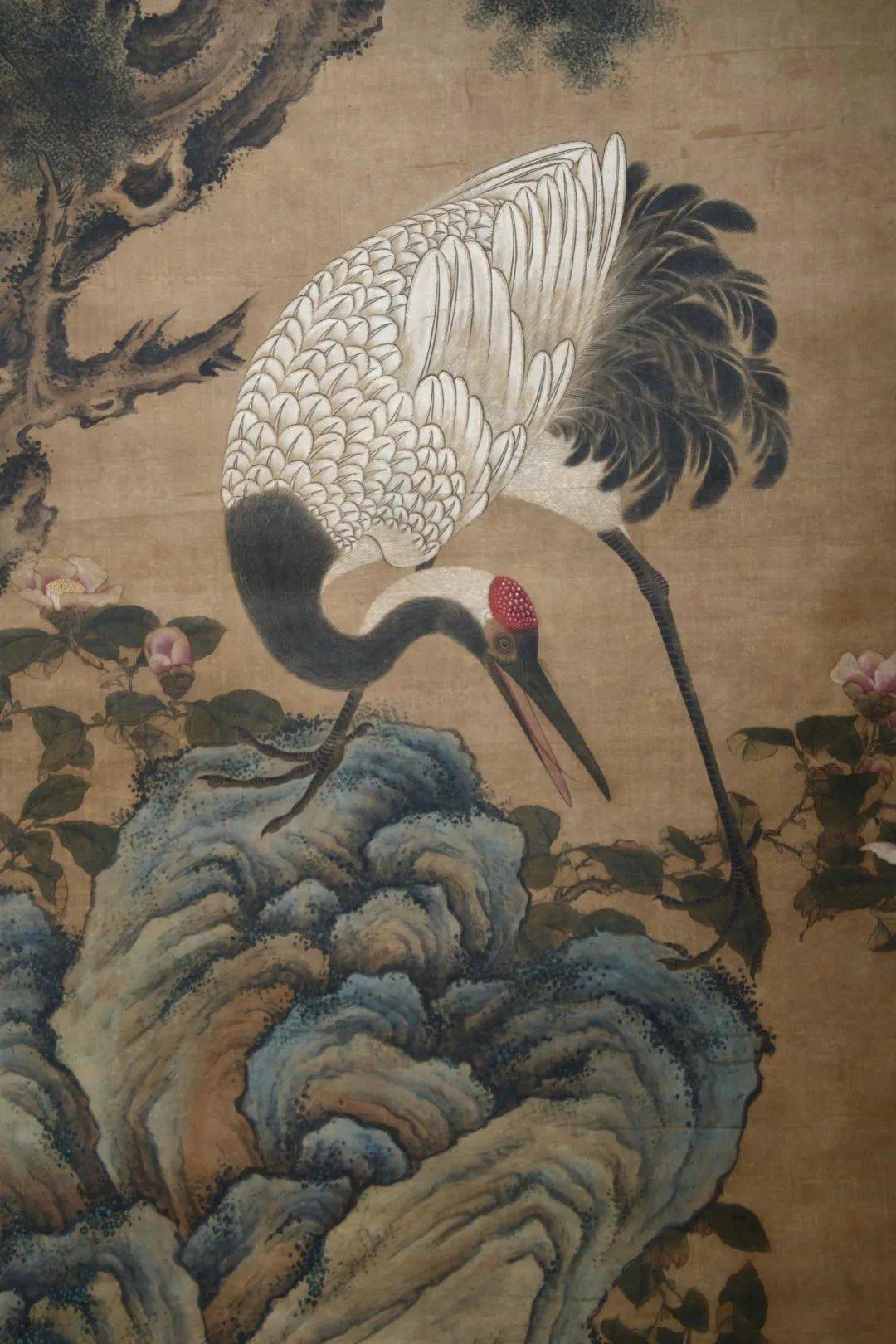 "鹿鹤同春"是我国传统吉祥图案之一.