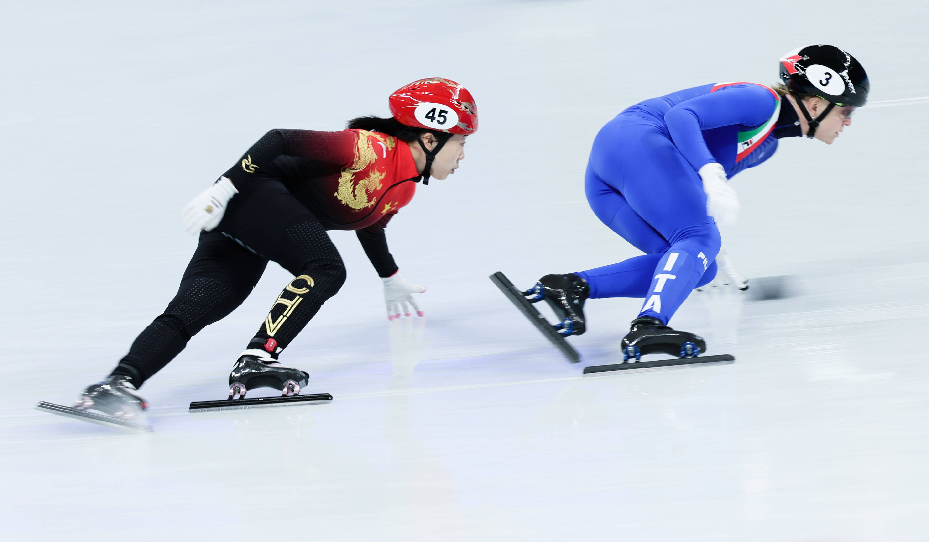 短道速滑女子500米预赛赛况