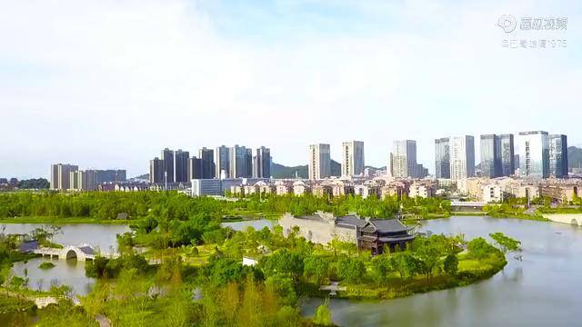 浙江温岭九龙湖公园航拍 休闲散步与人造大自然美景赏析_九龙_休闲