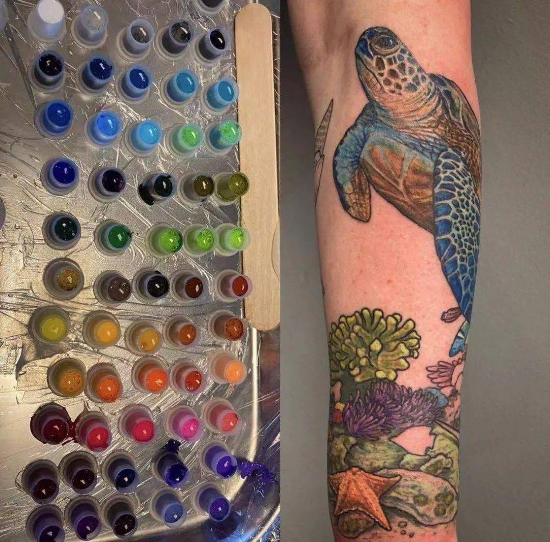 浩瀚的海洋纹身