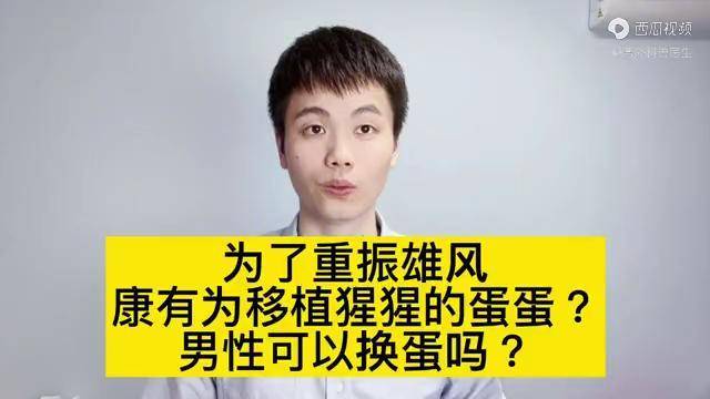 想要变强移植一颗猩猩的蛋蛋男人的蛋蛋居然也可以移植