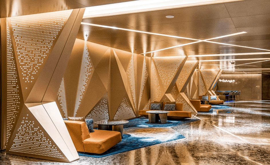 从建筑外墙到室内立面吊顶万能魔晶石点亮低调奢华的长沙w酒店