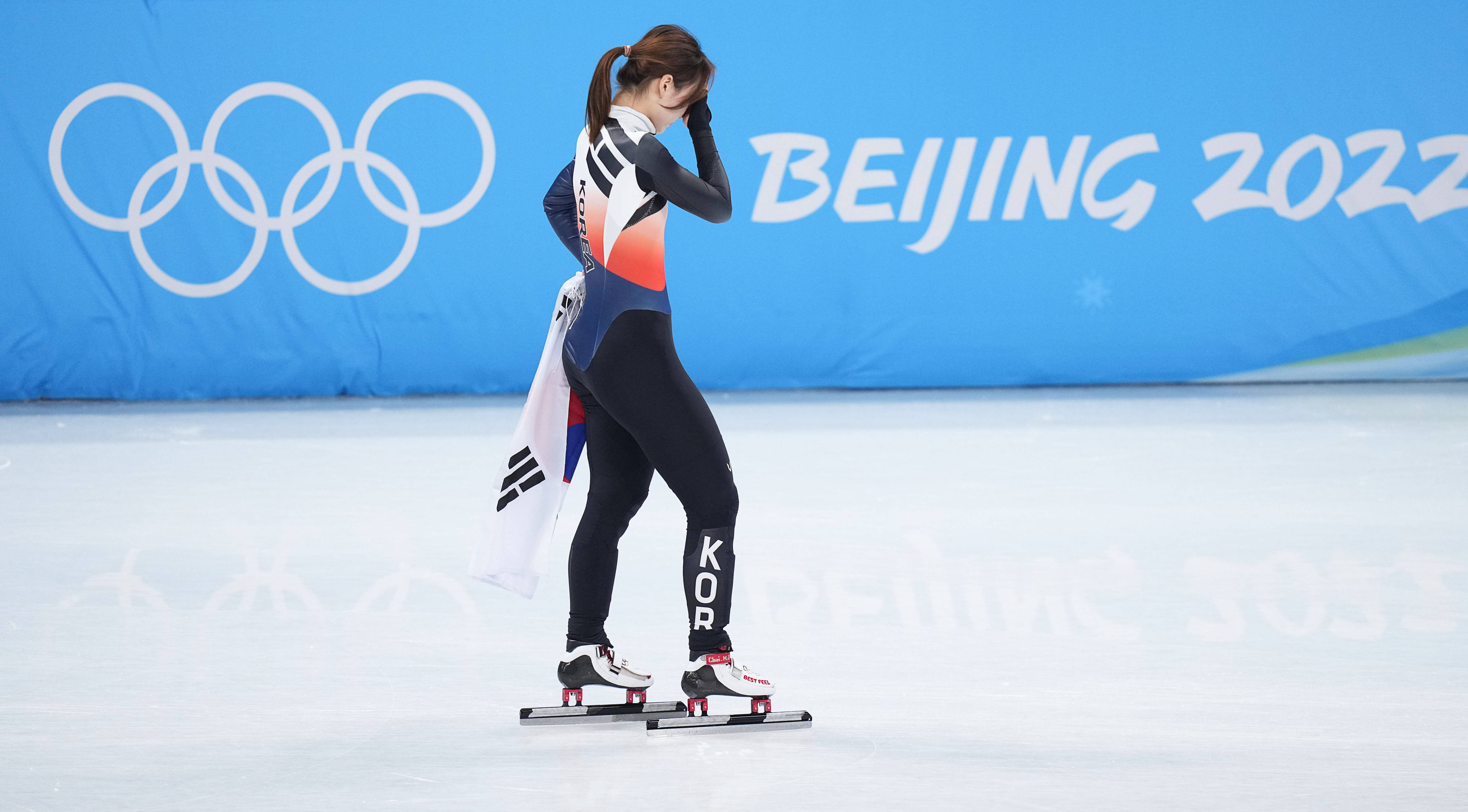 韩国短道速滑女队员47图片
