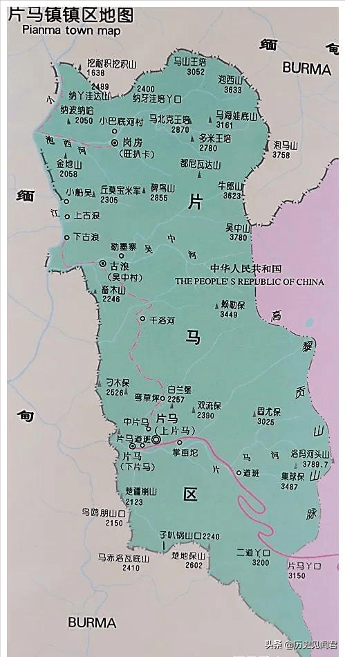 片马地区地图图片