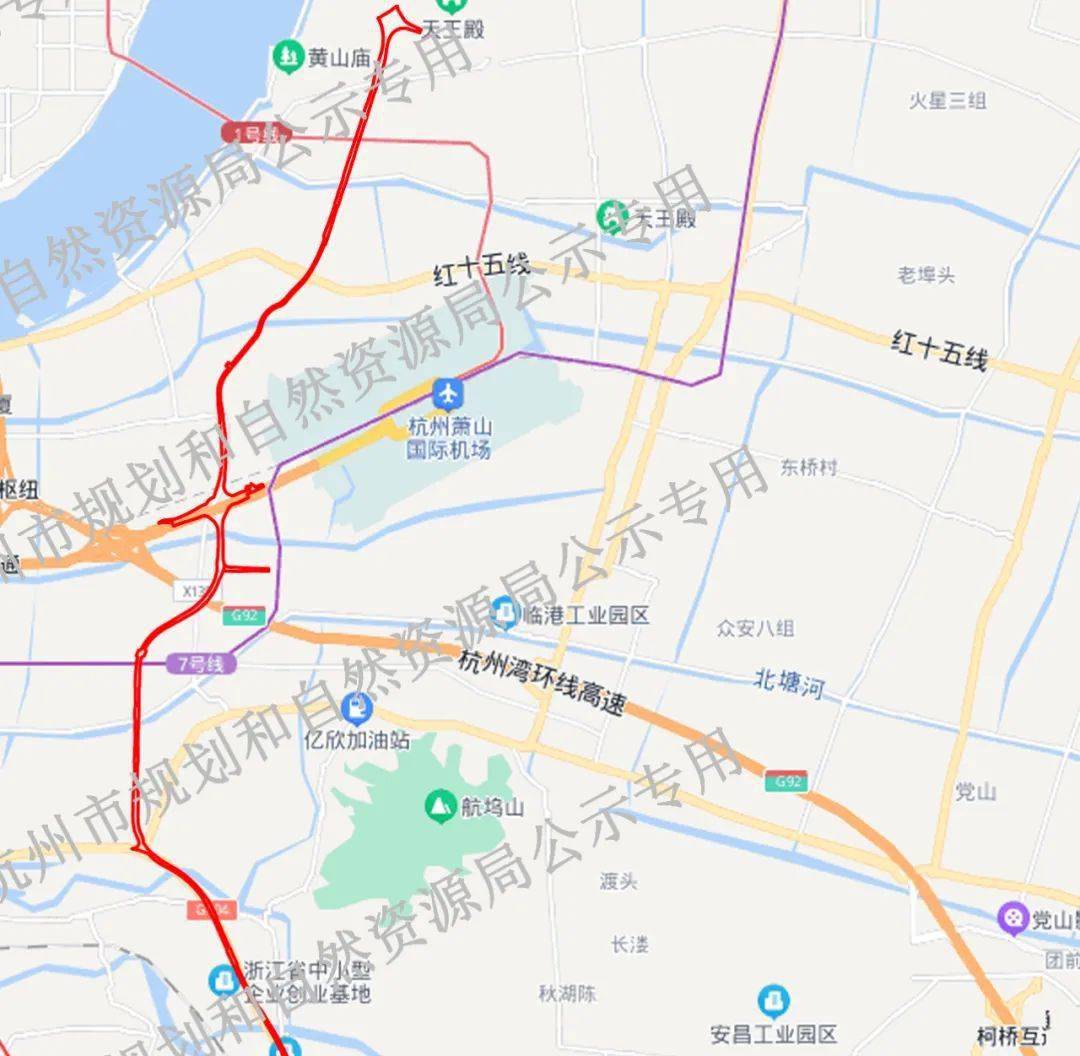 涉及衙前,瓜瀝,南陽等地的中環線選址正在公示_杭州市_河莊_蕭山