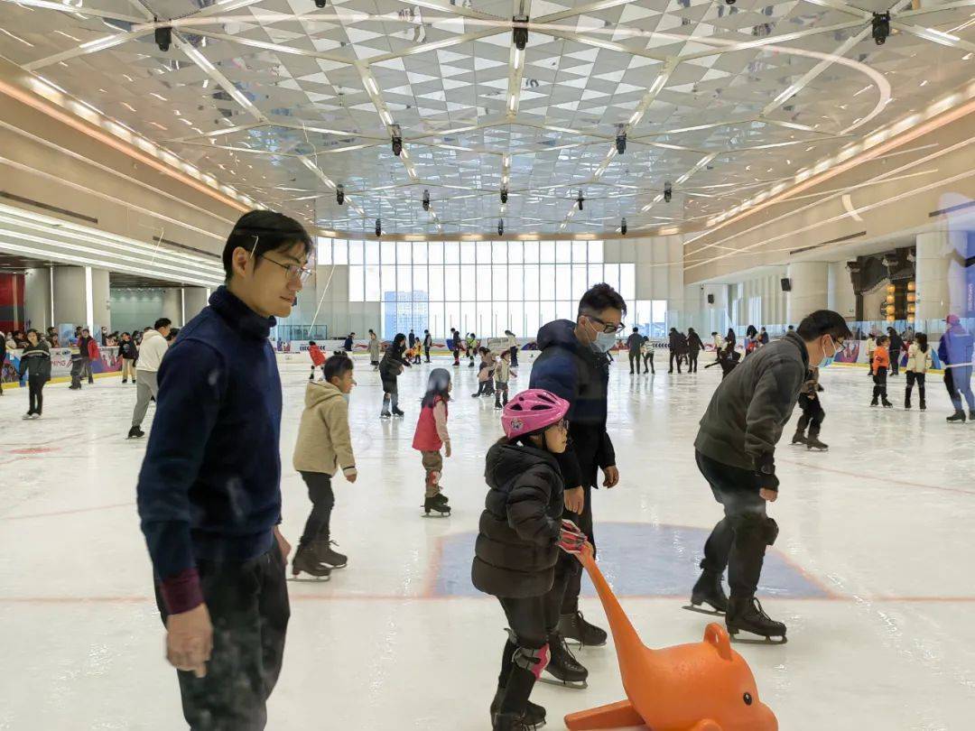 滑冰|冬奥会带动冰雪热，嘉定市民滑冰热情高