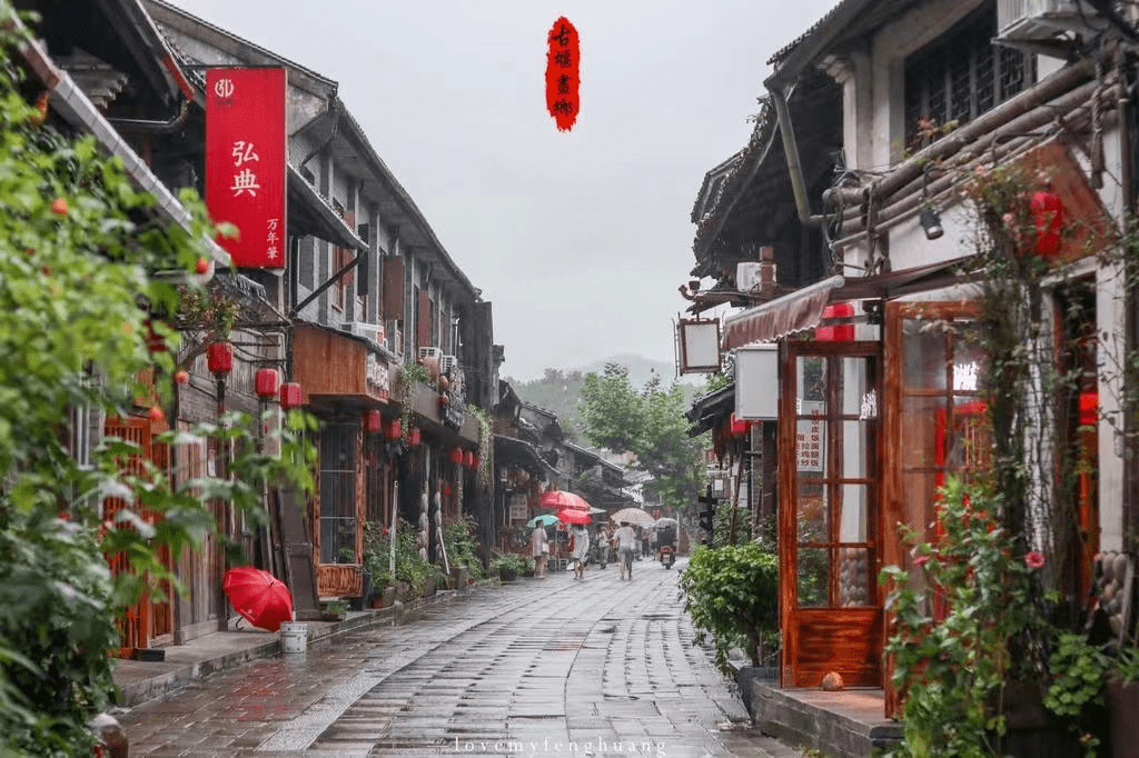 一蓑煙雨江南夢,請查收《畫鄉雨天