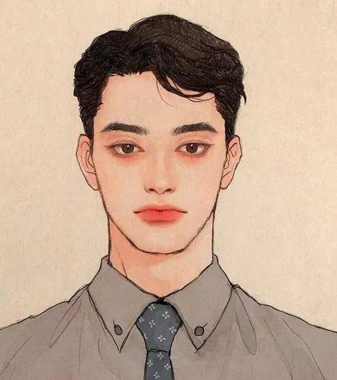 男生漫画发型适合纯欲风小哥哥