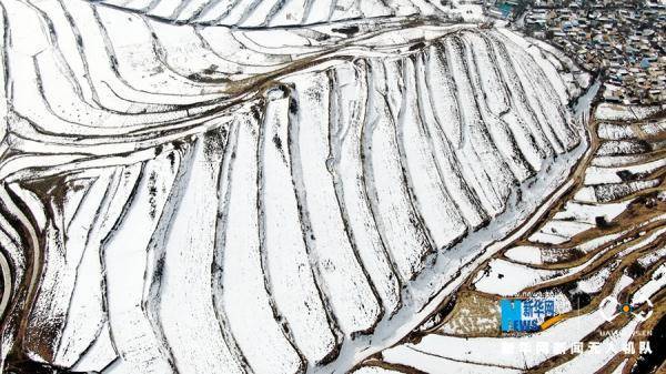 甘肃|壮美！云瞰甘肃宕昌“梯田雪”