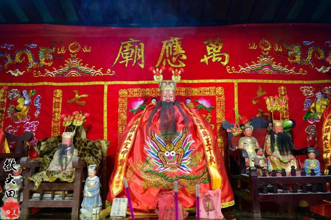 航拍福建大田屏山内洋隆重纪念抗元民族英雄十万苏王