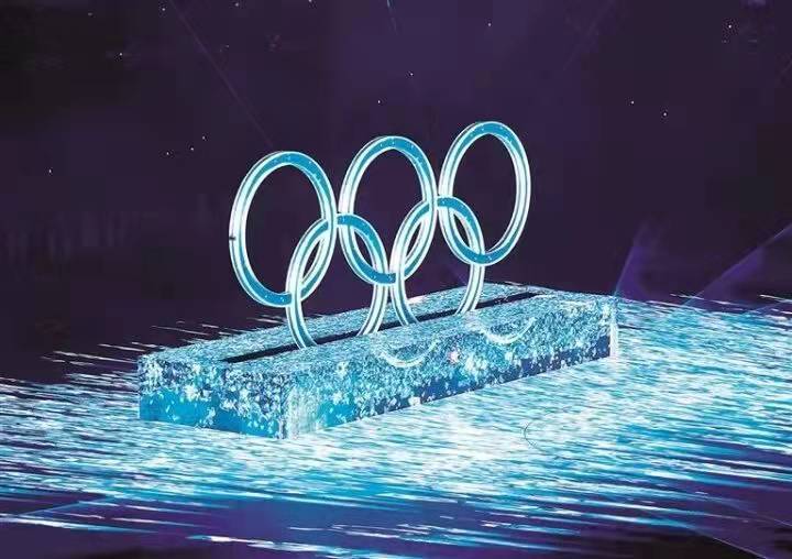 北京冬奥会冰雪五环图片