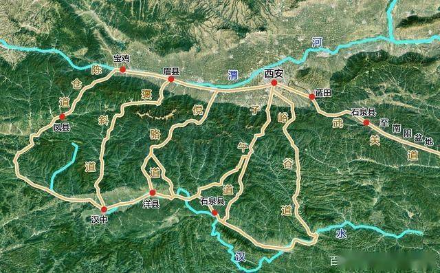 "蜀道之难,难于上青天","蜀道"是指某条道路还是几条道路?