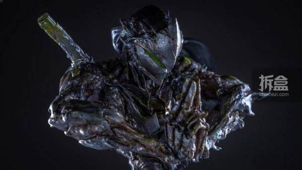 cm|OC工作室 机械忍者涂装版 探索骑士黑化版 赛博朋克GK雕像